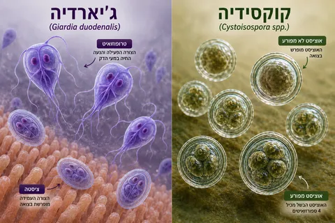 טפילים פנימיים אצל כלבים: אילו תולעים נפוצות בישראל וכיצד להגן על הכלב שלכם 🐾