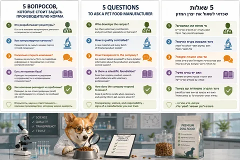 Питание собак без мифов. Как понять, что производителю корма можно доверять?