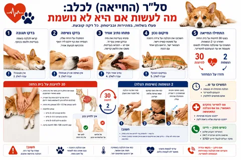 עזרה ראשונה לכלב לפני הווטרינר: מה לעשות במצב חירום