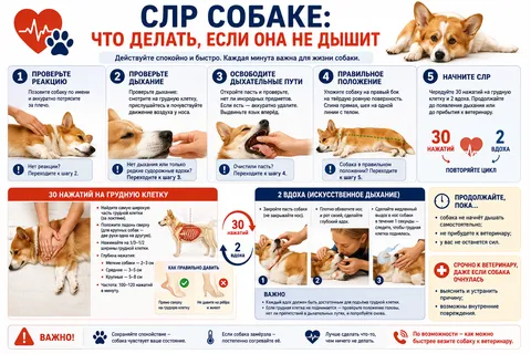 Первая помощь собаке до ветеринара: что делать в экстренной ситуации