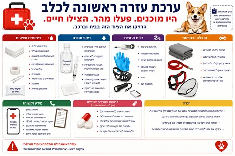עזרה ראשונה לכלב לפני הווטרינר: מה לעשות במצב חירום