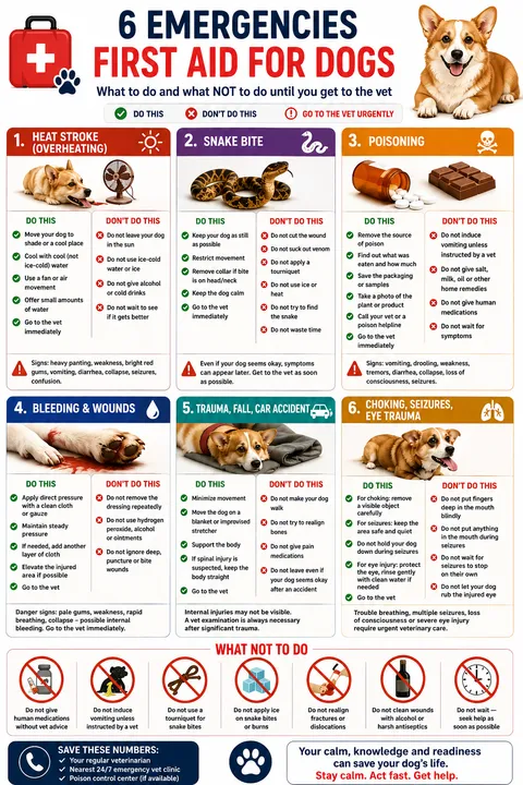 First Aid for Your Dog Before the Vet: What to Do in an Emergency